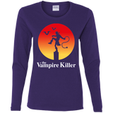 T-Shirts Purple / S The Vampire Killer Women's Long Sleeve T-Shirt