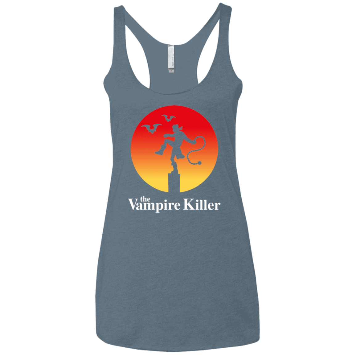 T-Shirts Indigo / X-Small The Vampire Killer Women's Triblend Racerback Tank