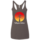 T-Shirts Macchiato / X-Small The Vampire Killer Women's Triblend Racerback Tank