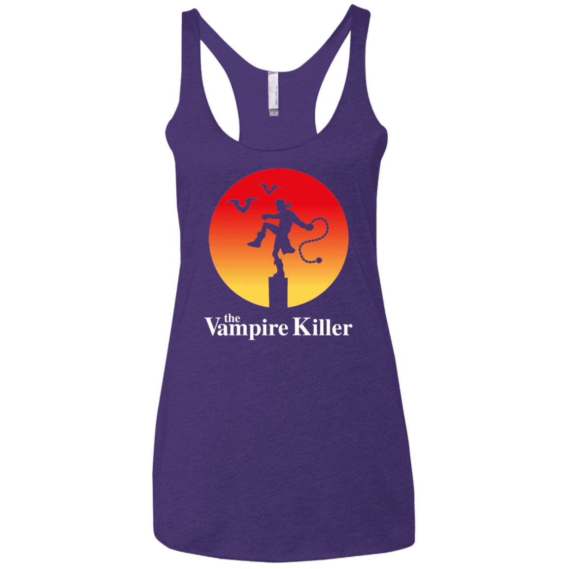 T-Shirts Purple Rush / X-Small The Vampire Killer Women's Triblend Racerback Tank