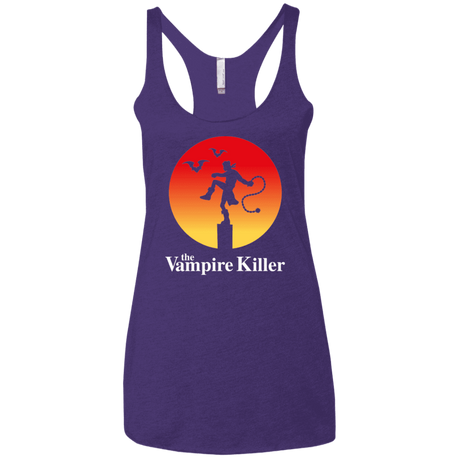 T-Shirts Purple Rush / X-Small The Vampire Killer Women's Triblend Racerback Tank