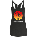 T-Shirts Vintage Black / X-Small The Vampire Killer Women's Triblend Racerback Tank