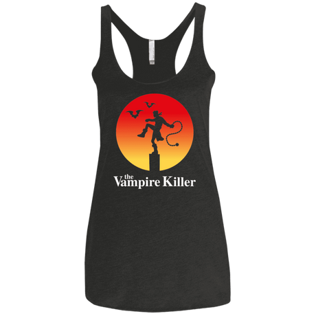 T-Shirts Vintage Black / X-Small The Vampire Killer Women's Triblend Racerback Tank