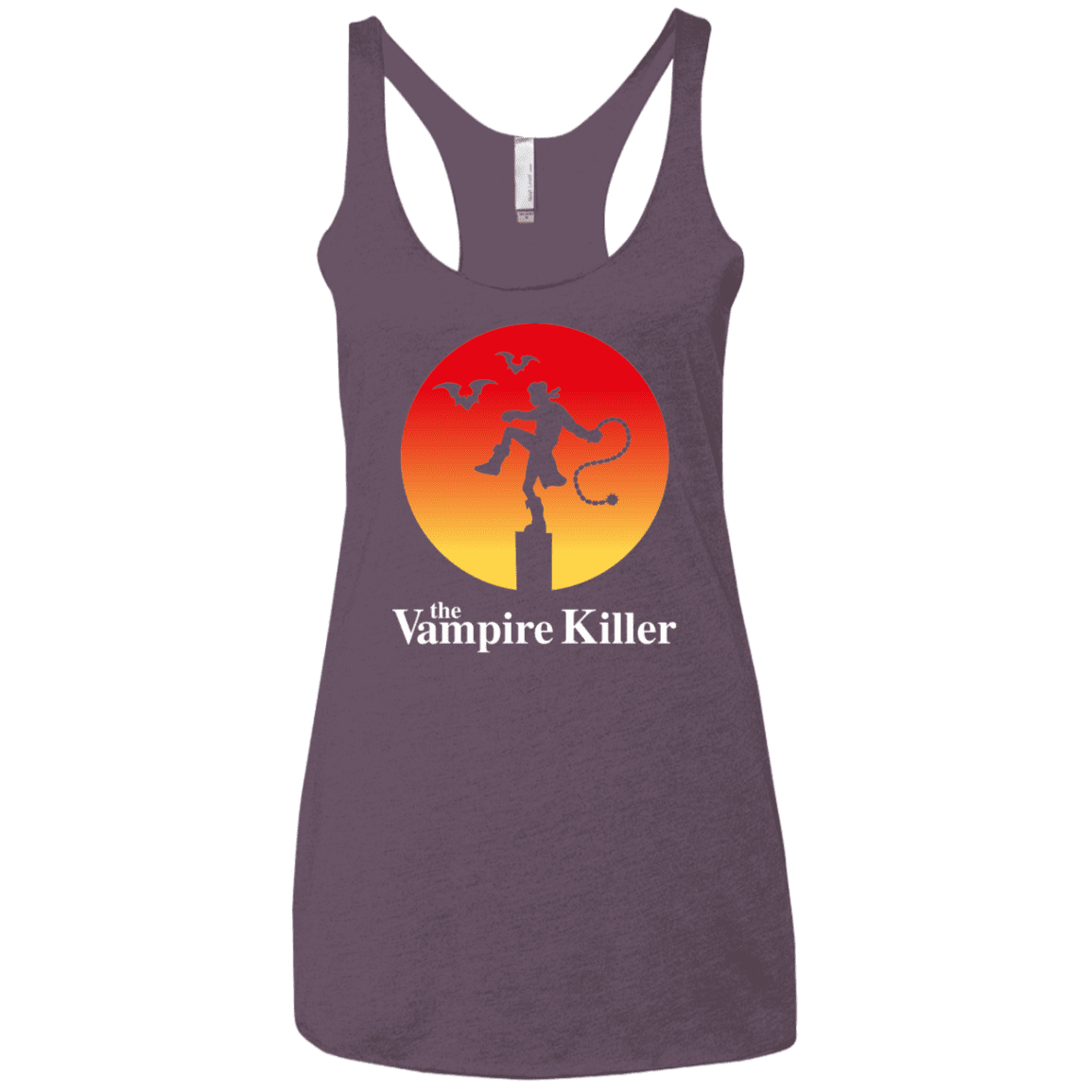 T-Shirts Vintage Purple / X-Small The Vampire Killer Women's Triblend Racerback Tank