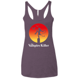 T-Shirts Vintage Purple / X-Small The Vampire Killer Women's Triblend Racerback Tank