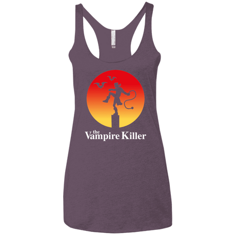 T-Shirts Vintage Purple / X-Small The Vampire Killer Women's Triblend Racerback Tank