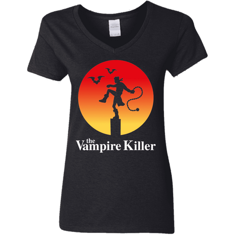 T-Shirts Black / S The Vampire Killer Women's V-Neck T-Shirt