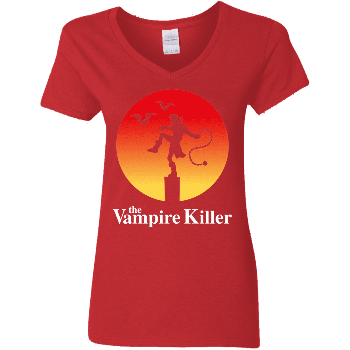 T-Shirts Red / S The Vampire Killer Women's V-Neck T-Shirt