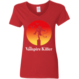 T-Shirts Red / S The Vampire Killer Women's V-Neck T-Shirt