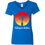 T-Shirts Royal / S The Vampire Killer Women's V-Neck T-Shirt