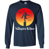 T-Shirts Navy / YS The Vampire Killer Youth Long Sleeve T-Shirt