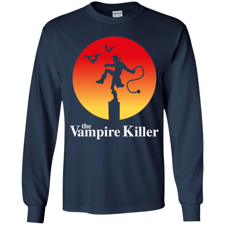 T-Shirts Navy / YS The Vampire Killer Youth Long Sleeve T-Shirt