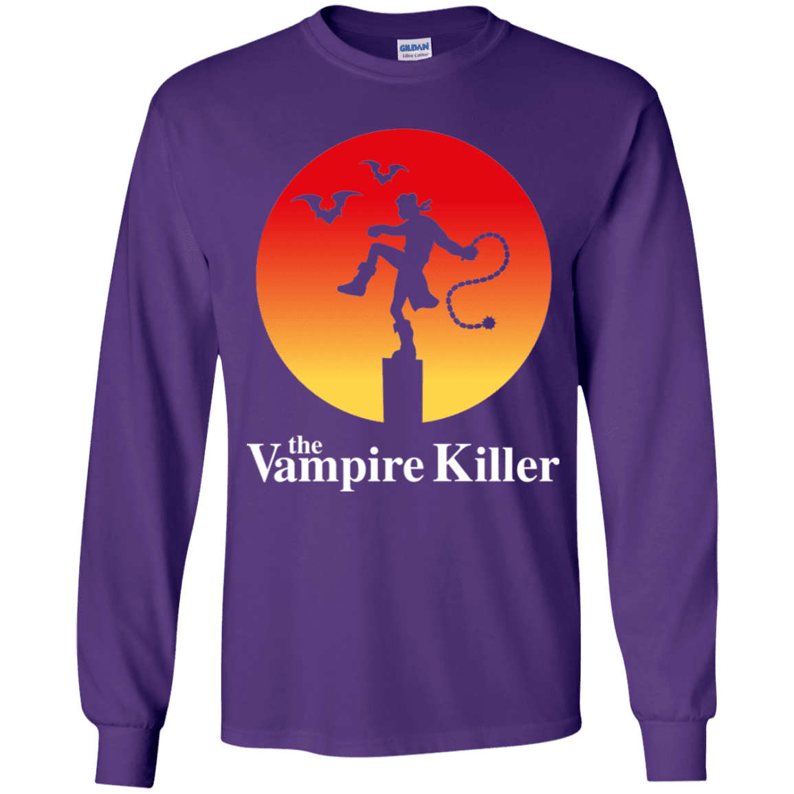 T-Shirts Purple / YS The Vampire Killer Youth Long Sleeve T-Shirt