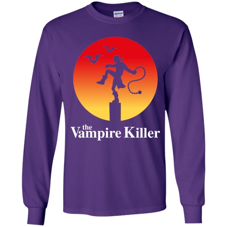 T-Shirts Purple / YS The Vampire Killer Youth Long Sleeve T-Shirt