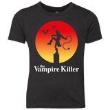 T-Shirts Vintage Black / YXS The Vampire Killer Youth Triblend T-Shirt