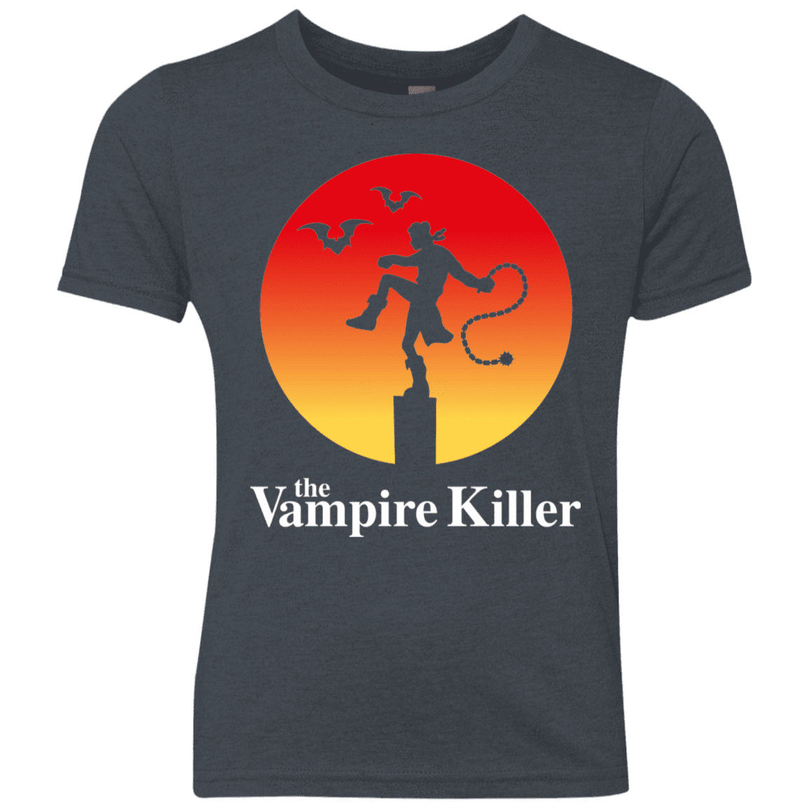 T-Shirts Vintage Navy / YXS The Vampire Killer Youth Triblend T-Shirt