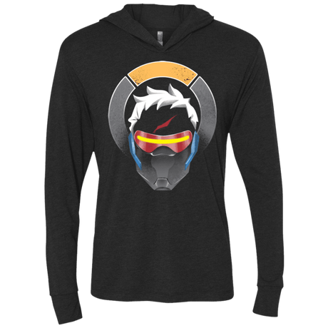 T-Shirts Vintage Black / X-Small The Vigilante Triblend Long Sleeve Hoodie Tee