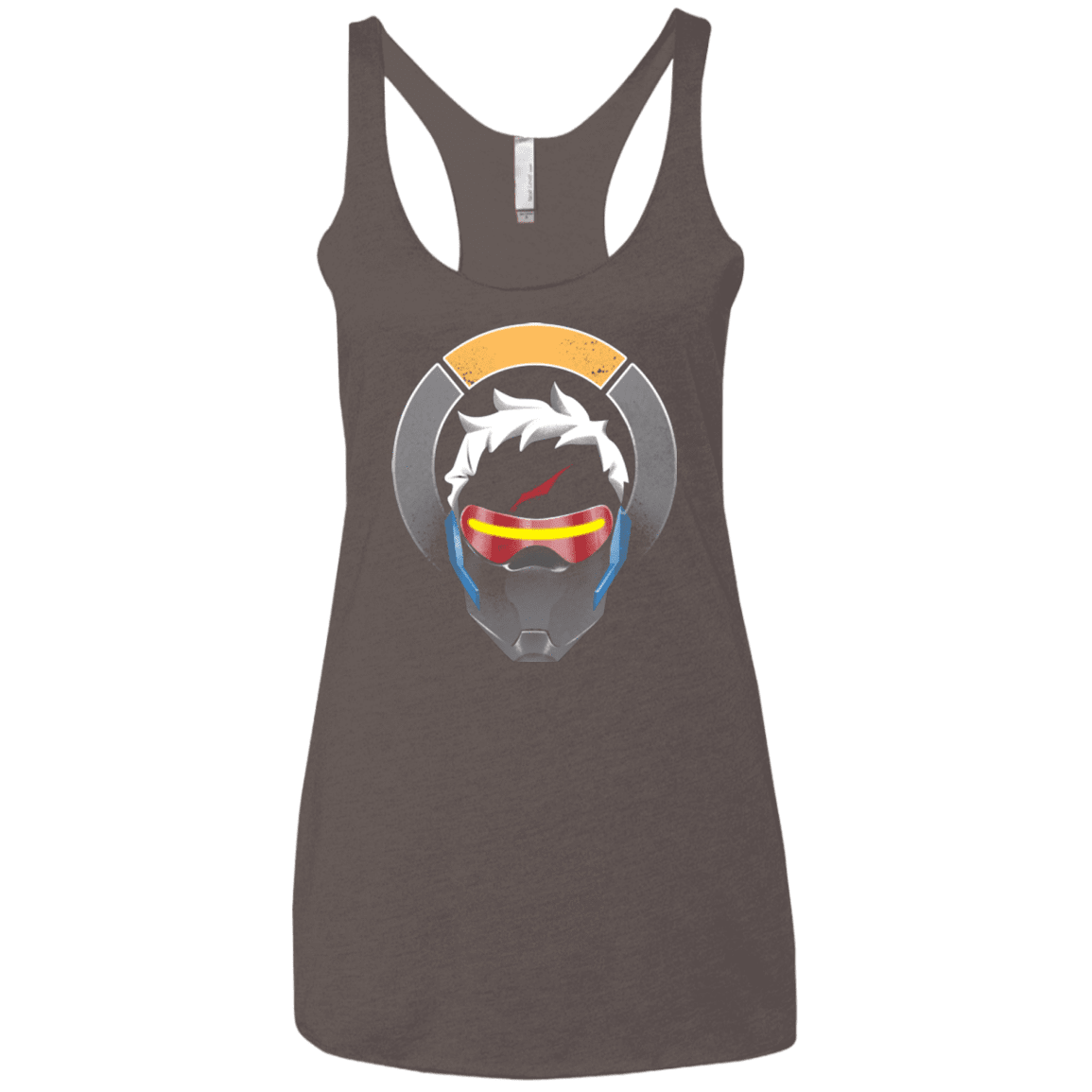T-Shirts Macchiato / X-Small The Vigilante Women's Triblend Racerback Tank