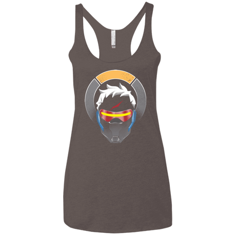 T-Shirts Macchiato / X-Small The Vigilante Women's Triblend Racerback Tank