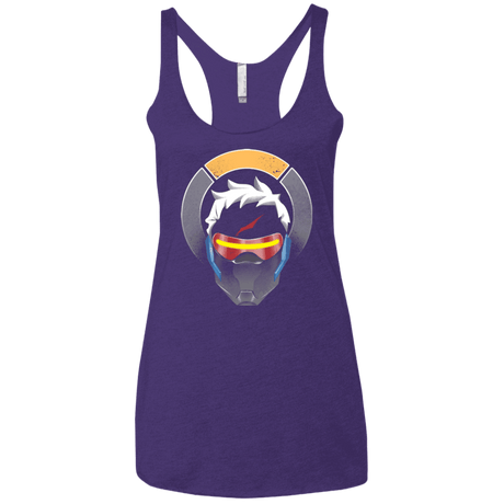 T-Shirts Purple Rush / X-Small The Vigilante Women's Triblend Racerback Tank