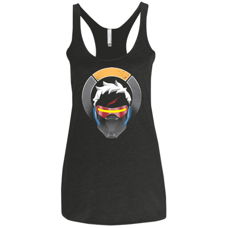 T-Shirts Vintage Black / X-Small The Vigilante Women's Triblend Racerback Tank