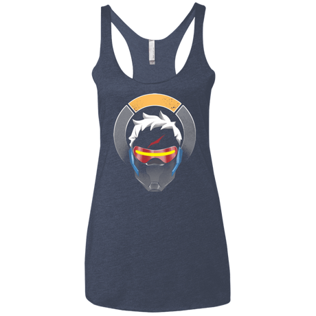 T-Shirts Vintage Navy / X-Small The Vigilante Women's Triblend Racerback Tank