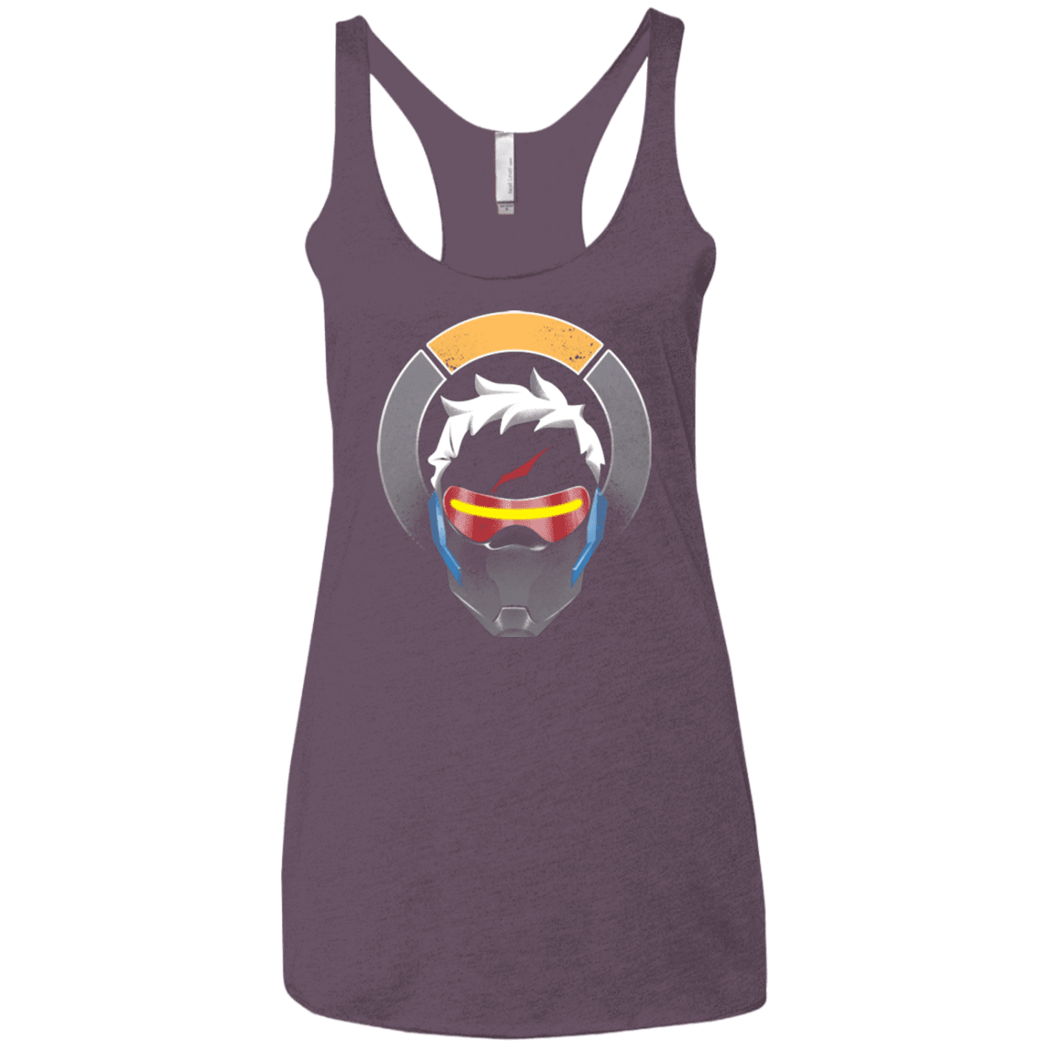 T-Shirts Vintage Purple / X-Small The Vigilante Women's Triblend Racerback Tank