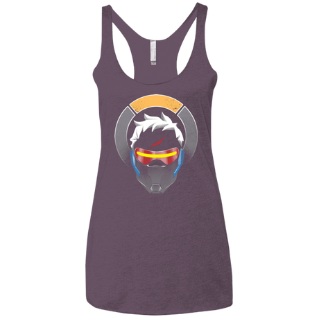 T-Shirts Vintage Purple / X-Small The Vigilante Women's Triblend Racerback Tank