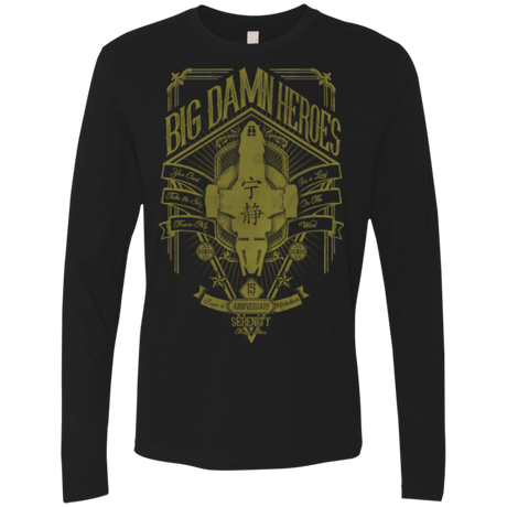 T-Shirts Black / Small The Vintage Series - Big Damn Heroes Men's Premium Long Sleeve