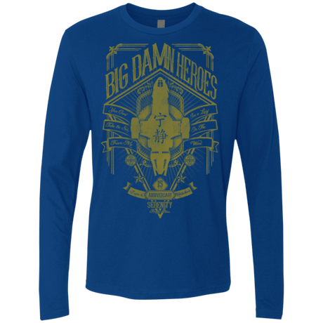 T-Shirts Royal / Small The Vintage Series - Big Damn Heroes Men's Premium Long Sleeve