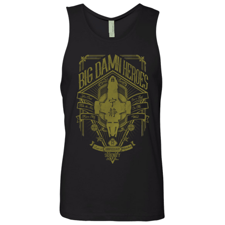T-Shirts Black / Small The Vintage Series - Big Damn Heroes Men's Premium Tank Top