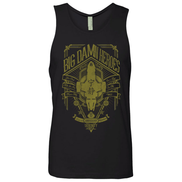 T-Shirts Black / Small The Vintage Series - Big Damn Heroes Men's Premium Tank Top