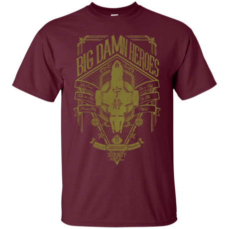 T-Shirts Maroon / Small The Vintage Series - Big Damn Heroes T-Shirt