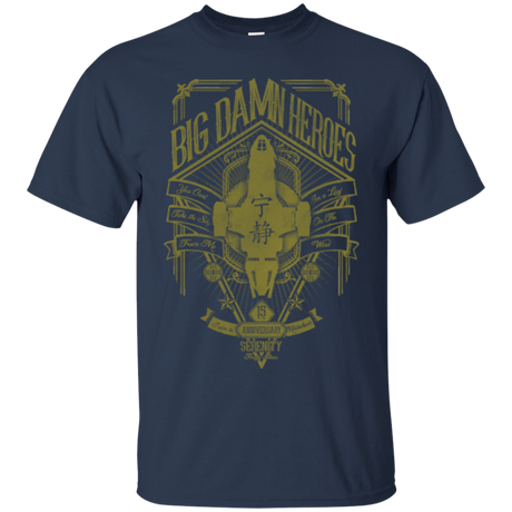 T-Shirts Navy / Small The Vintage Series - Big Damn Heroes T-Shirt