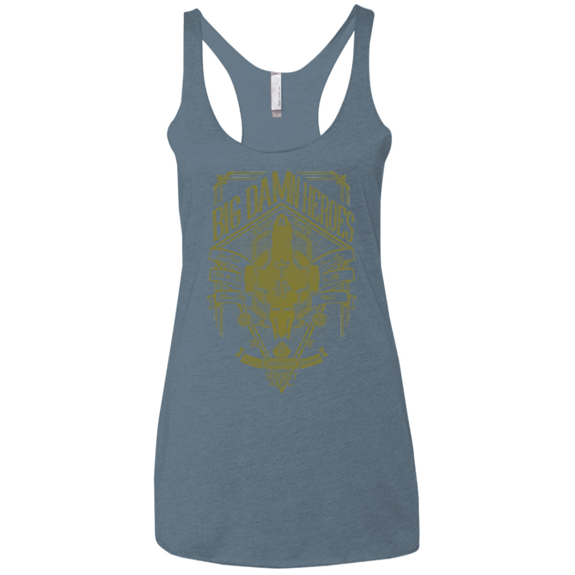 T-Shirts Indigo / X-Small The Vintage Series - Big Damn Heroes Women's Triblend Racerback Tank