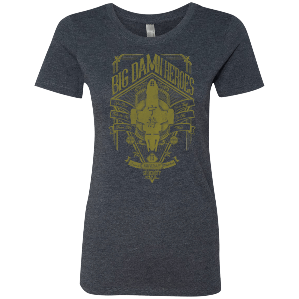 T-Shirts Vintage Navy / Small The Vintage Series - Big Damn Heroes Women's Triblend T-Shirt