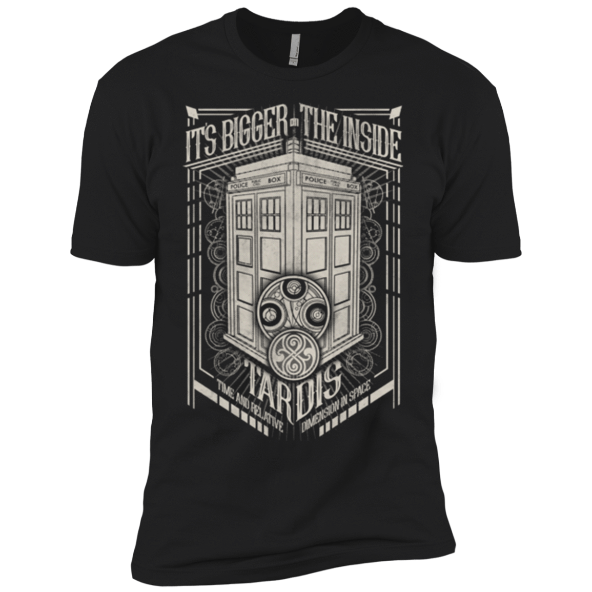 T-Shirts Black / YXS The Vintage Series - It's Bigger on The Inside Boys Premium T-Shirt