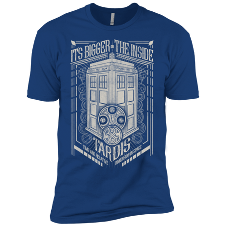 T-Shirts Royal / YXS The Vintage Series - It's Bigger on The Inside Boys Premium T-Shirt