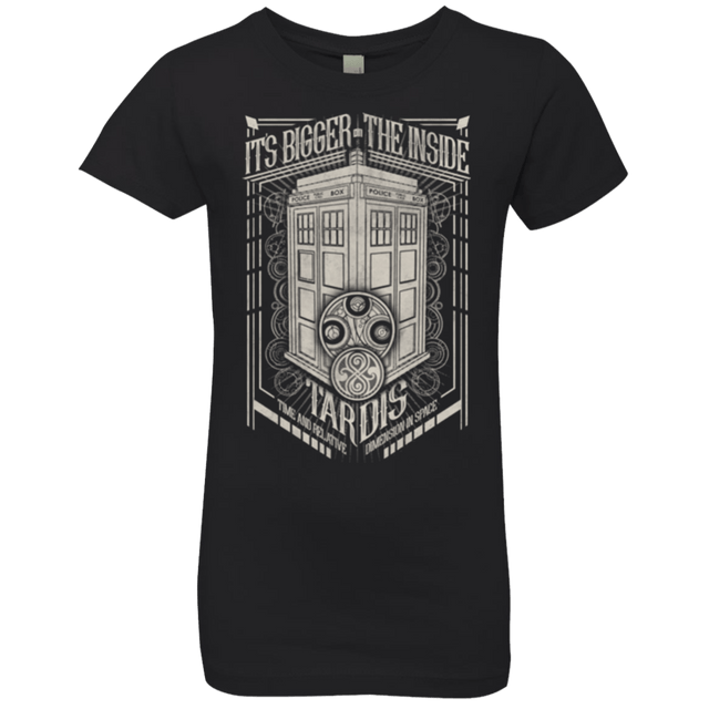 T-Shirts Black / YXS The Vintage Series - It's Bigger on The Inside Girls Premium T-Shirt