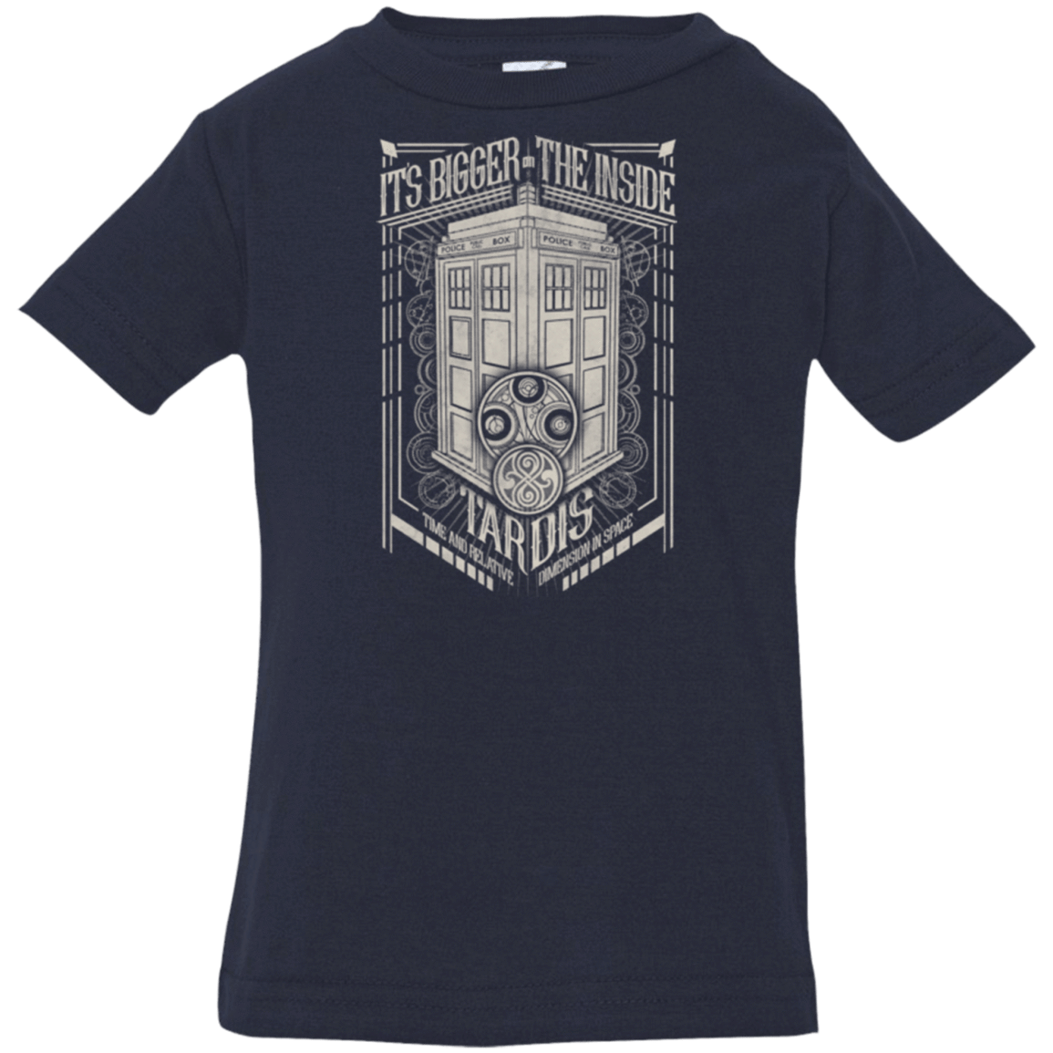 T-Shirts Navy / 6 Months The Vintage Series - It's Bigger on The Inside Infant Premium T-Shirt