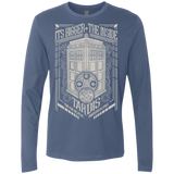 T-Shirts Indigo / Small The Vintage Series - It's Bigger on The Inside Men's Premium Long Sleeve