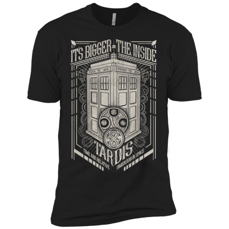 T-Shirts Black / X-Small The Vintage Series - It's Bigger on The Inside Men's Premium T-Shirt