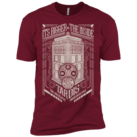 T-Shirts Cardinal / X-Small The Vintage Series - It's Bigger on The Inside Men's Premium T-Shirt