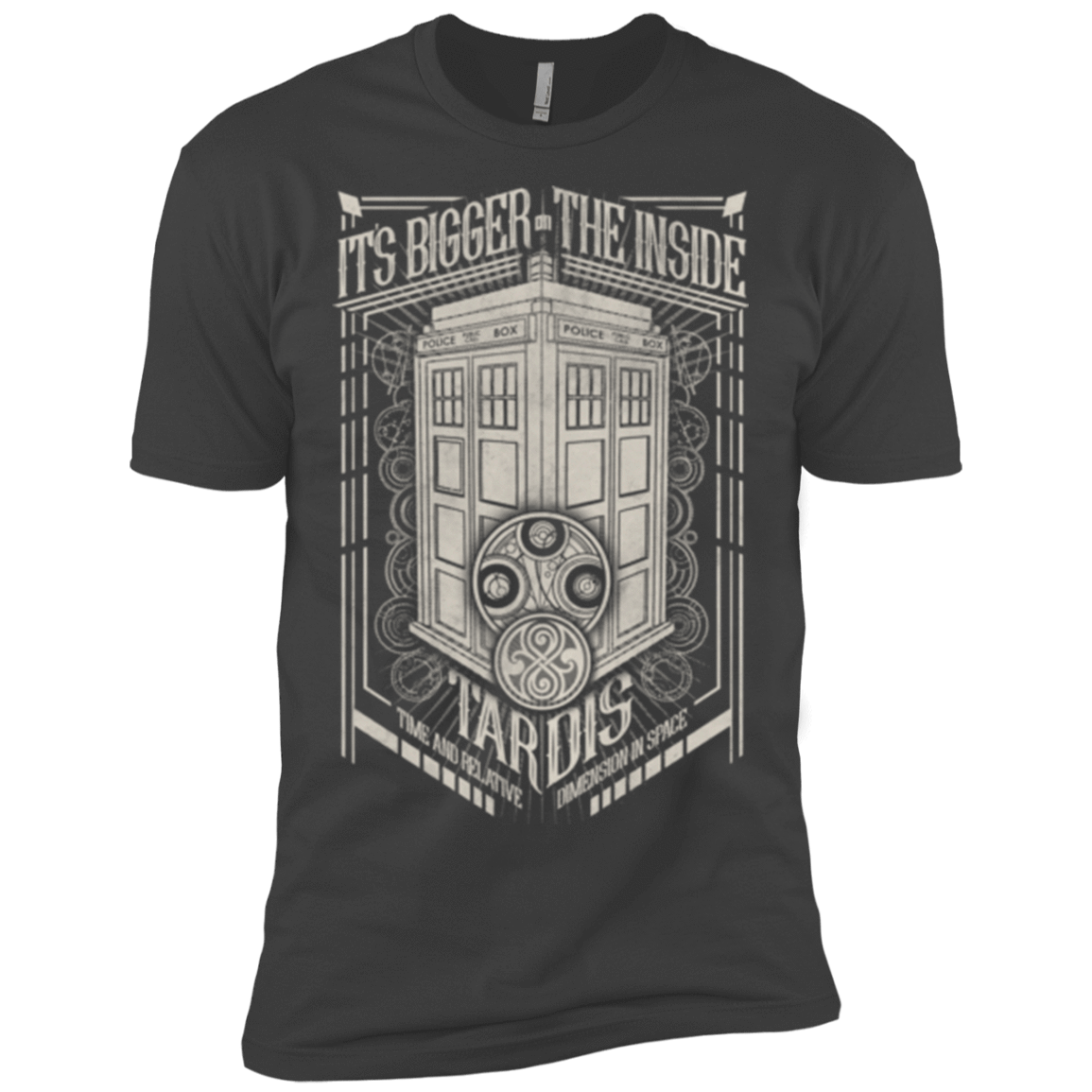 T-Shirts Heavy Metal / X-Small The Vintage Series - It's Bigger on The Inside Men's Premium T-Shirt