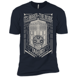 T-Shirts Midnight Navy / X-Small The Vintage Series - It's Bigger on The Inside Men's Premium T-Shirt