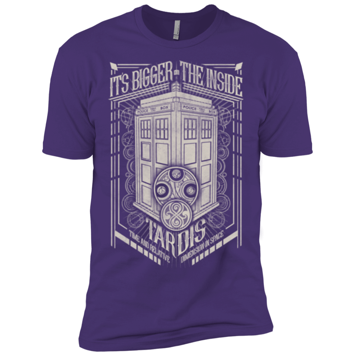 T-Shirts Purple / X-Small The Vintage Series - It's Bigger on The Inside Men's Premium T-Shirt