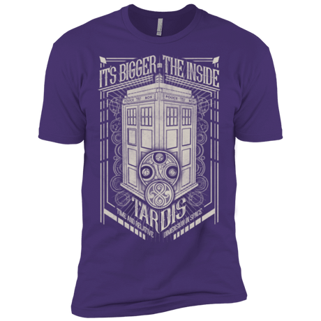 T-Shirts Purple / X-Small The Vintage Series - It's Bigger on The Inside Men's Premium T-Shirt