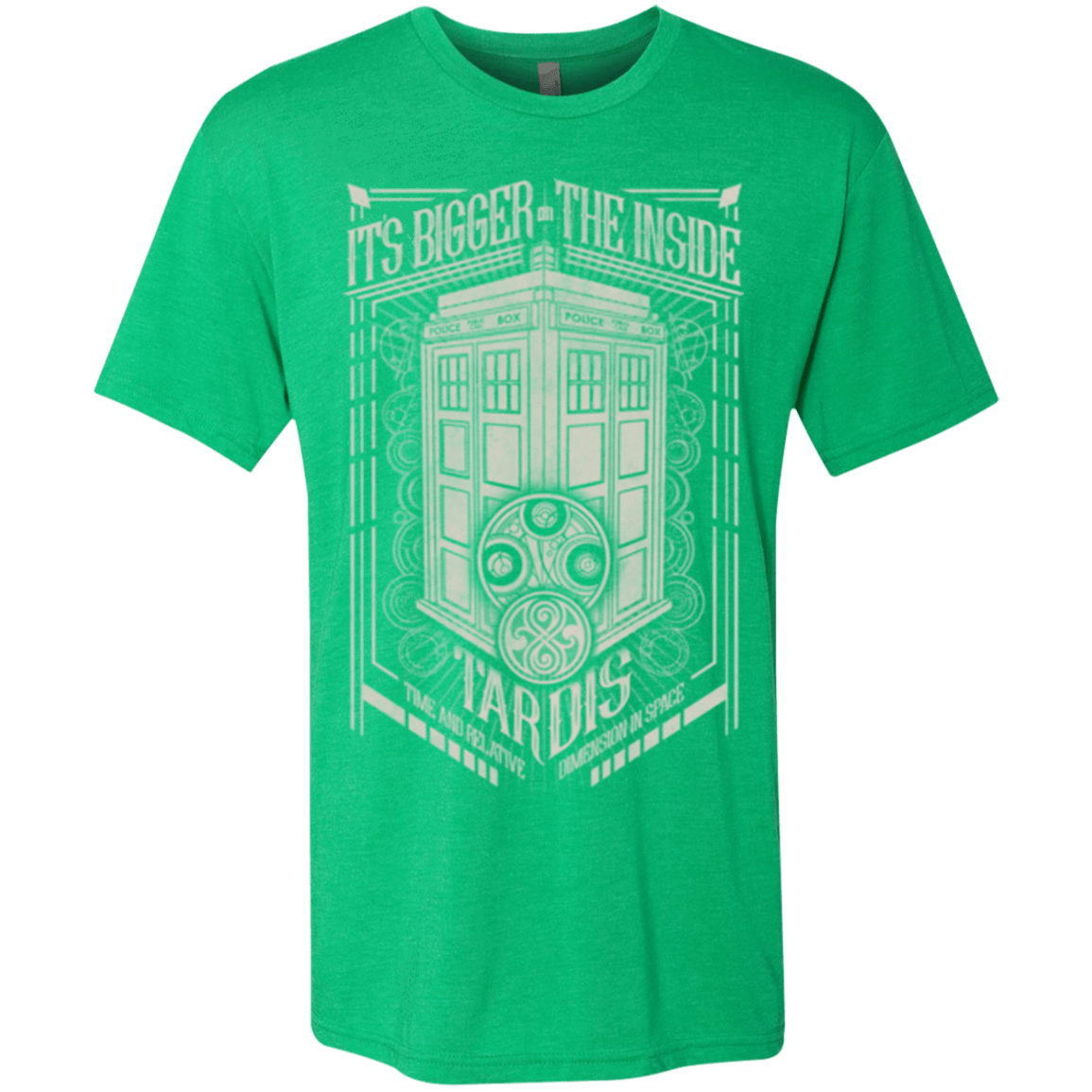 T-Shirts Envy / Small The Vintage Series - It's Bigger on The Inside Men's Triblend T-Shirt