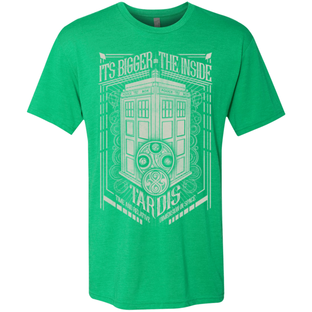 T-Shirts Envy / Small The Vintage Series - It's Bigger on The Inside Men's Triblend T-Shirt