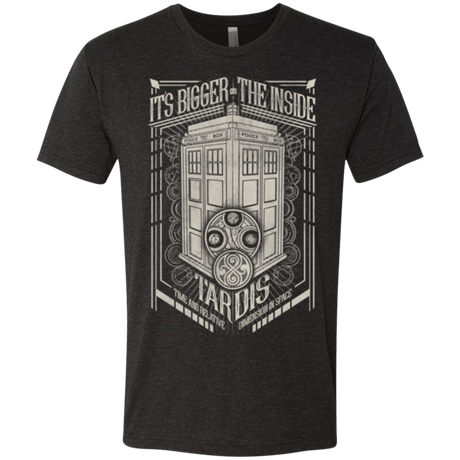 T-Shirts Vintage Black / Small The Vintage Series - It's Bigger on The Inside Men's Triblend T-Shirt